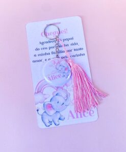 CHAVEIROS LUXO PARA LEMBRANÇA DE MATERNIDADE