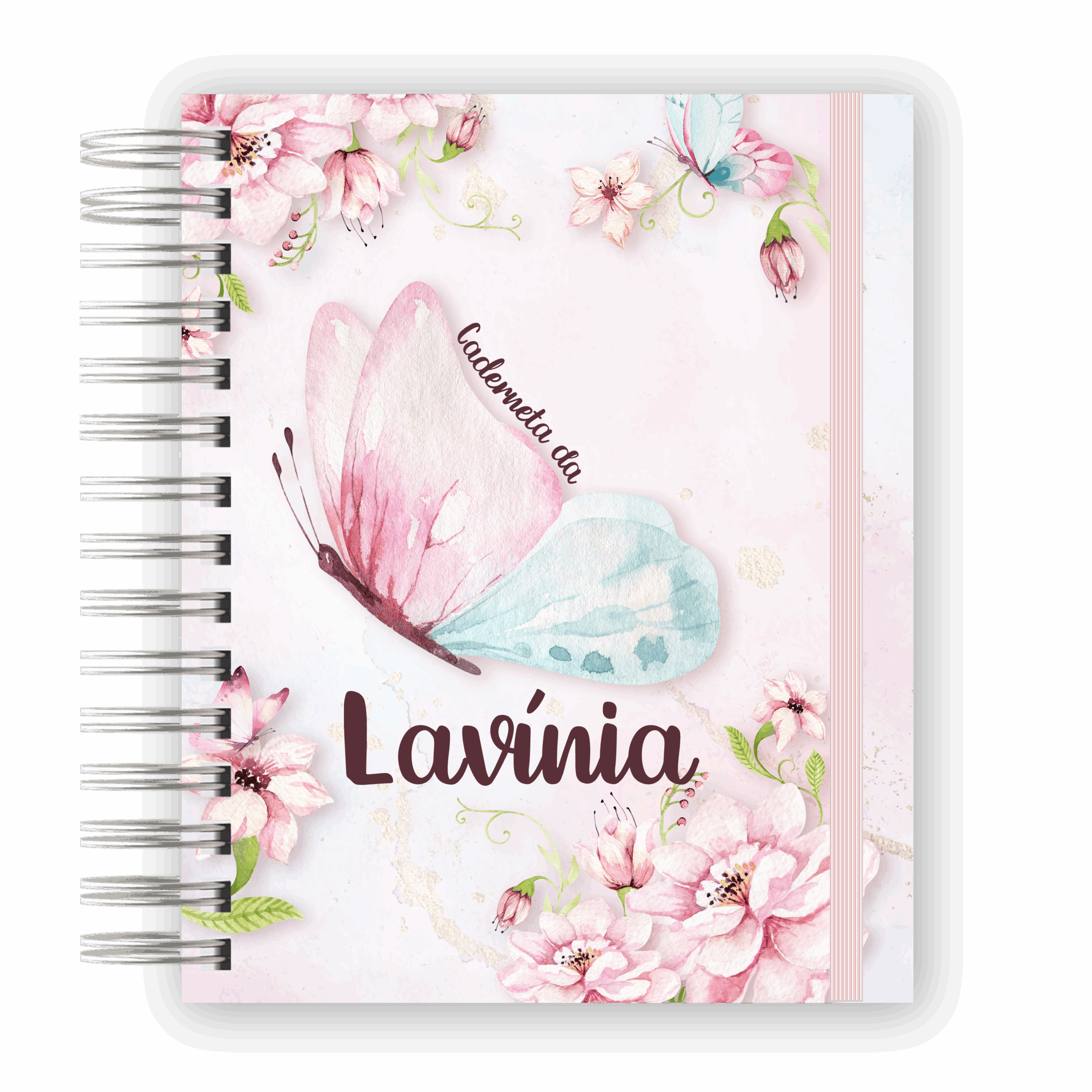 CADERNETA DE SAÚDE - BORBOLETA ROSA