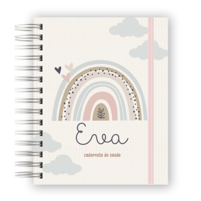 CADERNETA DE SAÚDE - ARCO ÍRIS BOHO