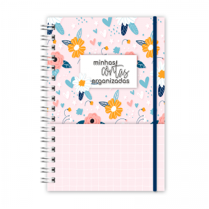 Planner de Controle Financeiro :  Minhas contas organizadas Rosa