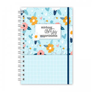Planner de Controle Financeiro :  Minhas contas organizadas Azul