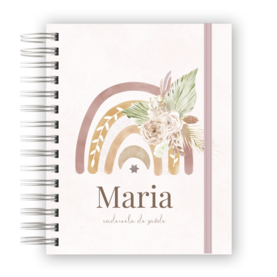 CADERNETA DE SAÚDE - ARCO IRIS BOHO 2