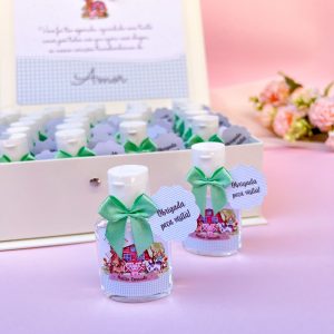 KIT ALCOOL EM GEL PARA LEMBRANÇA DE MATERNIDADE