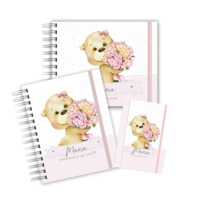 KIT MATERNIDADE AFETIVA - URSINHA FLORAL