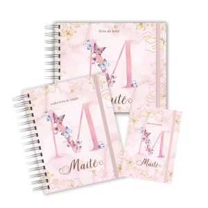 KIT MATERNIDADE MEMÓRIAS - ALFABETO BORBOLETAS