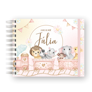 LIVRO DO BEBÊ - TREM ANIMAIS