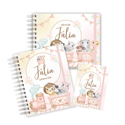 KIT MATERNIDADE AFETIVA - TREM ANIMAIS