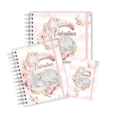 KIT MATERNIDADE AFETIVA - ELEFANTINHA FLORAL