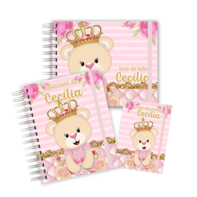 KIT MATERNIDADE MEMÓRIAS - URSINHA PRINCESA 2