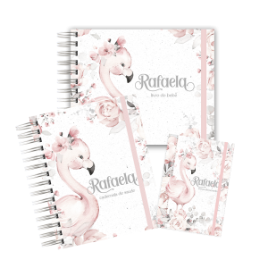 KIT MATERNIDADE AFETIVA - FLAMINGO