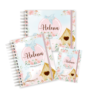 KIT MATERNIDADE MEMÓRIAS - PASSARINHO AQUARELA