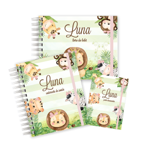 KIT MATERNIDADE AFETIVA - SAFARI AQUARELA