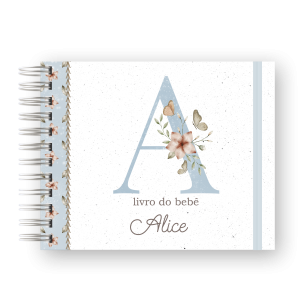 LIVRO DO BEBÊ - ALFABETO BORBOLETA AZUL