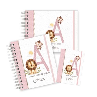 KIT MATERNIDADE MEMÓRIAS - ALFABETO SAFARI BABY