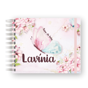 LIVRO DO BEBÊ - BORBOLETA ROSA