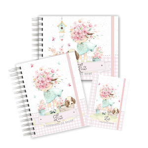 KIT MATERNIDADE AFETIVA - MENINA FLORAL