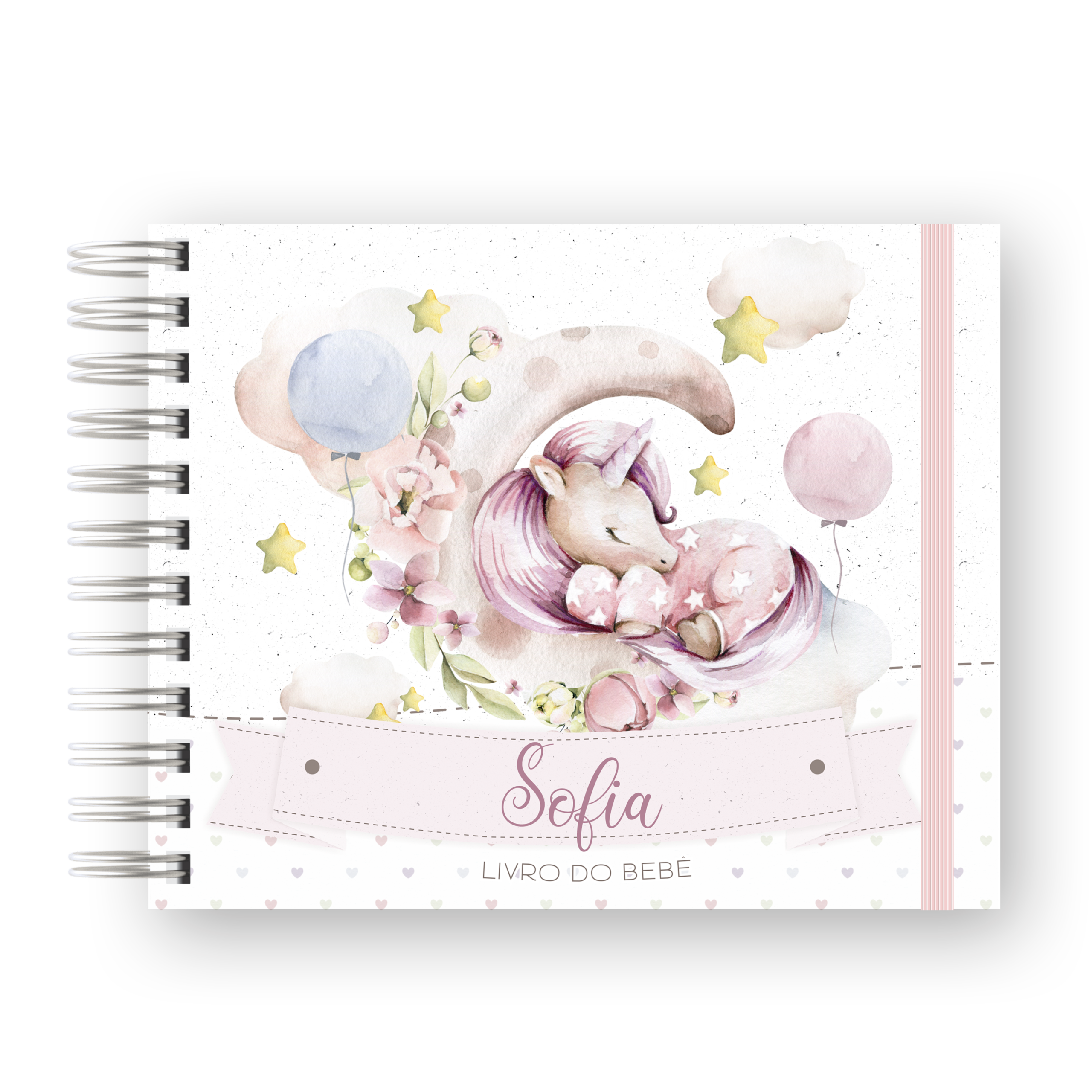 LIVRO DO BEBÊ - UNICORNIO