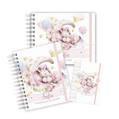 KIT MATERNIDADE AFETIVA - UNICORNIO