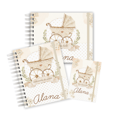 KIT MATERNIDADE AFETIVA - CARRINHO DE BEBÊ