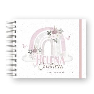 LIVRO DO BEBÊ - FLORAL BOHO