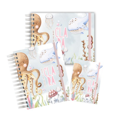 KIT MATERNIDADE MEMÓRIAS - FUNDO DO MAR BABY