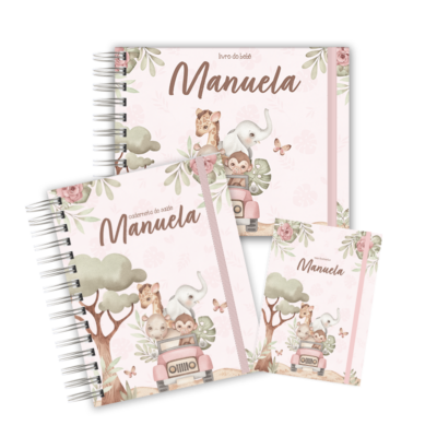 KIT MATERNIDADE AFETIVA - SAFARI BABY