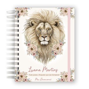 Planner Devocional : Leão Floral