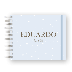 LIVRO DO BEBÊ - ESTRELAS MENINO