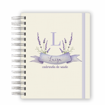 CADERNETA DE SAÚDE - LAVANDA