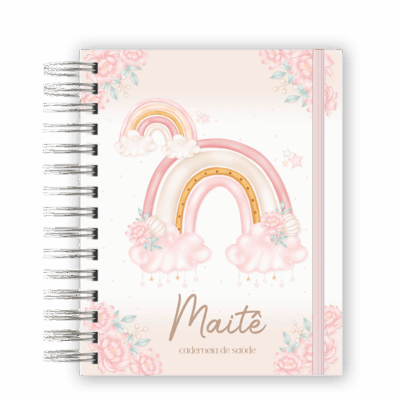 CADERNETA DE SAÚDE - ARCO ÍRIS FOFURA