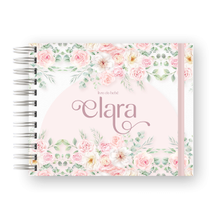 LIVRO DO BEBÊ - FLORAL