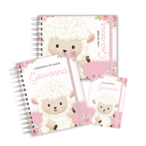 KIT MATERNIDADE MEMÓRIAS - OVELHINHA ROSA