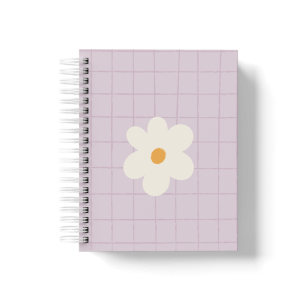 CADERNO PERSONALIZADO - GRID MARGARIDA ROXO