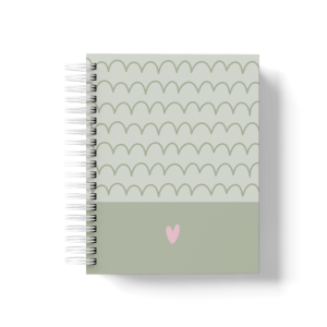 CADERNO PERSONALIZADO - DOODLE VERDE