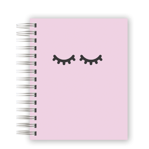 CADERNO PERSONALIZADO - OLHINHOS ROSA