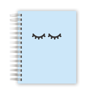 CADERNO PERSONALIZADO - OLHINHOS AZUL
