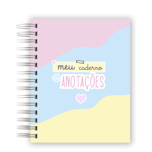 CADERNO PERSONALIZADO - CANDY COLOR