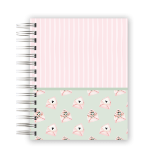 CADERNO PERSONALIZADO - ENVELOPE ROSA