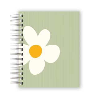 CADERNO PERSONALIZADO - MARGARIDA LISTRA VERDE