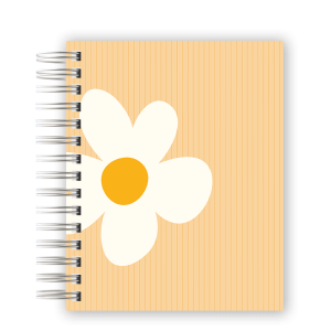 CADERNO PERSONALIZADO - MARGARIDA LISTRA LARANJA