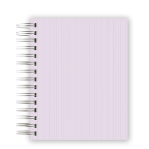 CADERNO PERSONALIZADO - LISTRAS ROXA