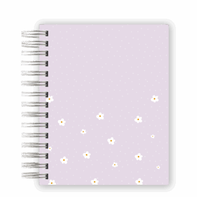 CADERNO PERSONALIZADO - JARDIM ROXO