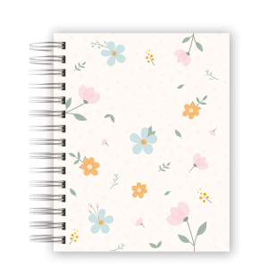 CADERNO PERSONALIZADO - DELICADO FLORZINHAS