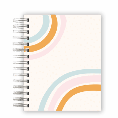 CADERNO PERSONALIZADO - LINHAS COLORIDAS