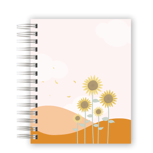 CADERNO PERSONALIZADO - GIRASSÓIS