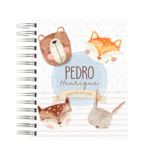 AGENDA ESCOLAR - ANIMAIS CUTE BABY