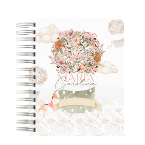 CADERNO COLEGIAL - BALÃO MENINA