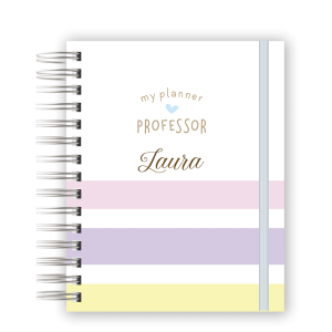 PLANNER  DA PROFESSORA - CANDY COLOR AZUL
