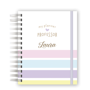 PLANNER  DA PROFESSORA - CANDY COLOR LILÁS