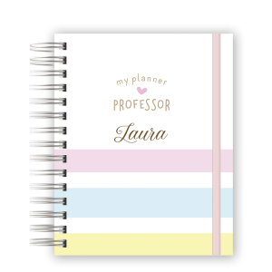 PLANNER  DA PROFESSORA - CANDY COLOR ROSA